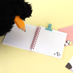 Carnet à spirales carré coréen Paorang 45x30x23cm rose mignon kawaii personnage école bureau écriture journal planificateur organisateur - Product Image 3