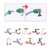 Adaptateur universel pour robinet d'eau Connecteur de tuyau d'arrosage pour tuyau d'arrosage Connecteur rapide d'irrigation