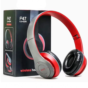 Nueva llegada P47 Auriculares con vocalismo dinámico Barco Audio Auriculares inalámbricos <span class=keywords><strong>para</strong></span> viajes y aviación - Product Image 1
