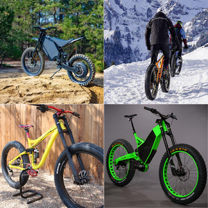 OEM/ODM BUCKLOS Horquilla 20 24 26 ”自行车零件脂肪自行车双冠下坡倒置悬架气压前叉 - Product Image 6
