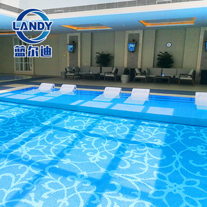 ฟิล์มตกแต่งพีวีซี Landy สำหรับพื้นสระว่ายน้ำ รูปทรงสี่เหลี่ยมผืนผ้า แผ่นรองกันน้ำ สำหรับโรงแรม รีสอร์ท วิลล่า - Product Image 3