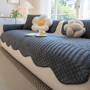 Funda de Sofá de Lana Sherpa con Forma Especial 2026, Gruesa, Antideslizante y Resistente a Arañazos de Gatos <span class=keywords><strong>para</strong></span> Invierno - Product Image 5
