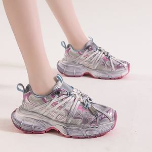 2025 printemps nouvelles chaussures pour femmes Torre semelle épaisse Couple hommes et femmes rétro Sneaker Paris sangle - Product Image 4