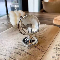 Boule de cristal rotative K9 personnalisée de différentes tailles (4 cm, 5 cm, 6 cm, 8 cm, 10 cm), ornements de bureau faits à la main, gravés au laser, globe terrestre
