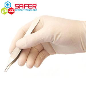 Gran oferta a granel 100 unids/caja guantes desechables de látex sin guantes de látex en polvo para examen médico - Product Image 5