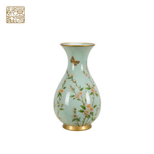 Scrivania <span class=keywords><strong>rosso</strong></span> decorato <span class=keywords><strong>vaso</strong></span> di <span class=keywords><strong>ceramica</strong></span> cinese riproduzione <span class=keywords><strong>vaso</strong></span> - Product Image 5