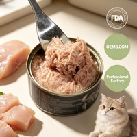 Nourriture humide pour chats et chiens en conserve 85g, recette poulet et thon, haute palatabilité, haute qualité, OEM ODM