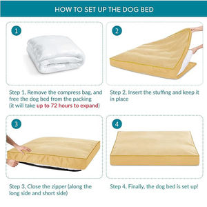 Tappetino per animali in peluche morbido morbido di alta qualità con MOQ personalizzato e nuovo arrivo rettangolare impermeabile tappetino per cani - Product Image 5