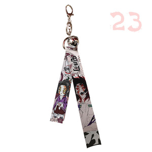 60 รูปแบบขายส่งDemon SlayerฟอกขาวJujutsu Kaisen LuffyโตเกียวAvengers Streamerริบบิ้นอะนิเมะพวงกุญแจกระดิ่งของขวัญ - Product Image 4