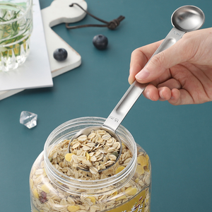 DFM02 Stainless Steel 5ml 15ml 2 Ends <b>Measure</b> <b>Spoon</b> - Product Image 5