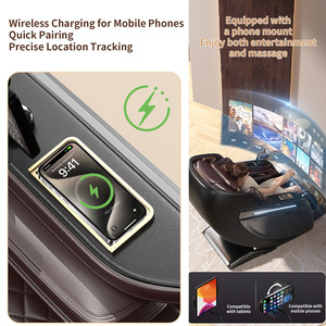 3D Chair <b>Zero</b> <b>Gravity</b> Heated <b>Recliner</b> 40 Airbags Shiatsu Knead Foot Rollers Voice & APP Control 20 Auto Modes MRT-589 - Product Image 4