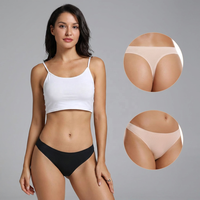 Tangas de mujer sin costuras de talle alto OEM&ODM al por mayor, invisibles, transpirables, cómodas, de malla suave para entrenamiento