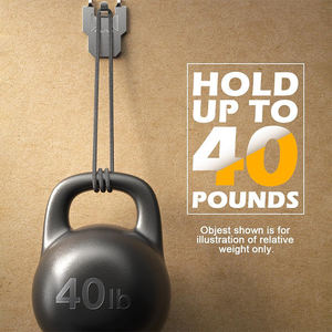 Kit de fixation mural en métal pour photos et affiches, support d'angle en fer pour toiles et tableaux, crochet de suspension pour cadres photo - Product Image 4