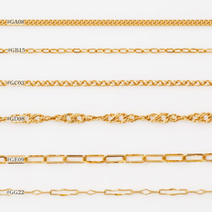 Japón personalizado señoras joyería de moda cadenas collares en 18K 14K 10K oro sólido puro - Product Image 4