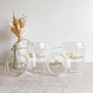 350Ml Beker Dubbele Wand Glas Mok Met Bamboe Deksel - Product Image 6