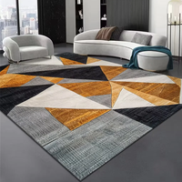 Tapis à poils plats sur mesure de grande taille, design moderne, antidérapant, fabriqué à la machine, pour usage domestique
