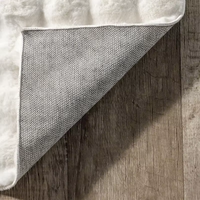 Tapis en fausse fourrure de lapin moelleuse, fabriqué à la machine, luxueux, antidérapant, adapté aux animaux domestiques, lavable, couleurs et tailles personnalisables pour la chambre à coucher