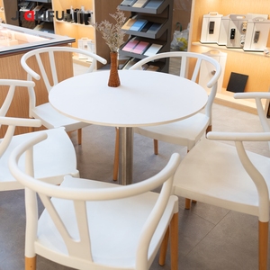 Bàn cà phê nhỏ gọn Laminate Modular Vòng bảng hội nghị thiết kế hiện đại - Product Image 4