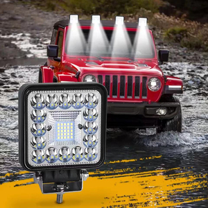 Barra de luces LED todoterreno de 4 pulgadas, luz de trabajo 41SMD para camión, Tractor, SUV, 4WD, <span class=keywords><strong>4x4</strong></span>, barco, ATV, barra de faros, 12V, 24V - Product Image 6