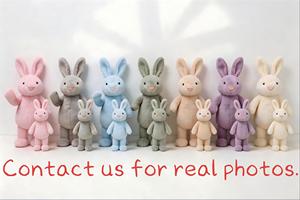 Coniglio di Peluche Morbido e Gigante con Orecchie Lunghe da 25cm, 40cm, 56cm – Animale Giocattolo Imbottito - Product Image 2