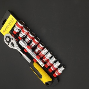 Juego de Llaves y Dados para Reparación Automotriz de 12 Piezas, Grado DIY, Suministro Directo de Fábrica, con Llave Inglesa Cuadrada, Personalizable OEM - Product Image 1