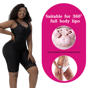 ชุดกระชับสัดส่วน3 in 1แบบมีซิปสายรัดเอวแบบเต็มระดับพรีเมี่ยม - Product Image 3