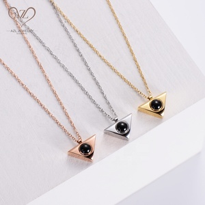 ถ่านหิน2021<span class=keywords><strong>เกาหลี</strong></span>งบสแตนเลสส่วนบุคคลภาพฉาย Chocker สร้อยคอสำหรับของขวัญ<span class=keywords><strong>วัน</strong></span>วาเลนไทน์ - Product Image 6