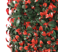 Faux Panneaux décoratifs extérieurs et intérieurs artificiels Haie artificielle de grande taille Clôture Plante Panneaux muraux en feuilles vertes