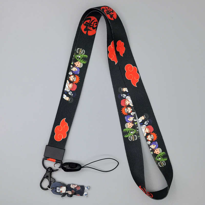 Anti-Lost Phone Neck Lanyards Cool Cartoon Anime Marvel Bat Man Spider Man Lanyard Custom Card Holder Accessories Satin Lanyard Image 3
