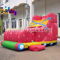 Toboggan sautant en PVC gonflable rose Intex pour jardin éducatif résidentiel et aéroport utilisation amusante pour l'école à la maison