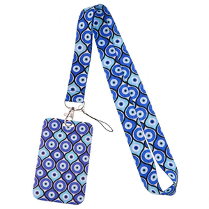Mobili ospedalieri, cordino per telefono cellulare con occhio di diavolo, porta carte autenticata in poliestere cordino con collo appeso accesso portachiavi - Product Image 6