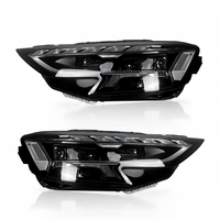 AURON Nouveau Phare Avant à LED 32V Haute Luminosité, Mise à Niveau 12V, 6000K, Éclairage Blanc pour Audi A8 2018-2021