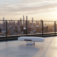 Pont sans fil CPE extérieur haute puissance 2,4 GHz 300 Mbps longue portée 2 km Point d'accès Wi-Fi Antenne directionnelle 8 dBi Double Ethernet