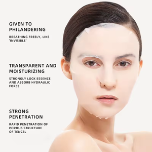 Mascarilla Facial Desechable de Hidrogel con Logotipo OEM, Bio-Colágeno Blanco, Antiarrugas, Reafirmante e Hidratante, Mascarilla Facial Orgánica - Product Image 2