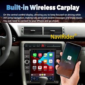 Radio para Auto con Pantalla Táctil de 9.7 Pulgadas, CarPlay, Android, GPS, Navegación, Reproductor Multimedia de Video, Estéreo para Audi A4, 1 Año de Garantía - Product Image 4