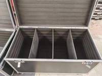Boîte à outils en aluminium personnalisée avec support de rangement en PP, certifiée IP67/IP68, dimensions personnalisables, équipement pp Caja Herramientas Con Ruedas