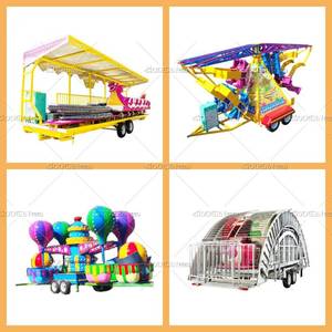 Mobile Amusement Equipment <strong>Carousel</strong> for Children Carnival Funfair Rdes Merry Go Round for Sale - Product Image 6