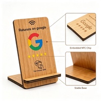 Carte de paiement sans contact NFC Google Reviews avec puce NTAG215, 13,56 MHz, programmable, étanche, avec fonction URL et code QR