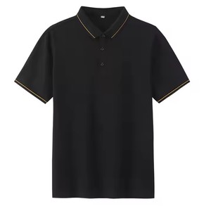 Vente en gros de polos pour hommes avec logo personnalisé-Hauts de couleur neutre vierges imprimés de haute qualité - Product Image 4