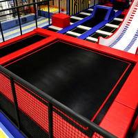Équipement de terrain de jeu intérieur Rish Trampoline Park Outdoor Safe Durable Slides Swings Creative Designs Kids Commercial