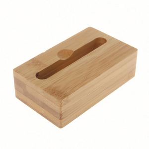 Altavoz Portátil Universal de Bambú con Soporte para Celular, Amplificador con Estilo Musical Natural y Logotipo Personalizado - Product Image 4