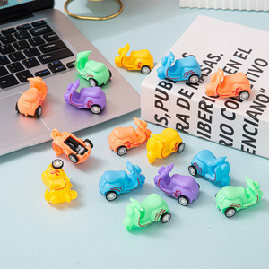 Nouveauté 2026 : <span class=keywords><strong>Voiture</strong></span> jouet en plastique couleur macaron à rétrofriction, mini tricycle à friction à l'effigie <span class=keywords><strong>de</strong></span> personnages <span class=keywords><strong>de</strong></span> dessins animés, pour distributeur automatique, unisexe - Product Image 2