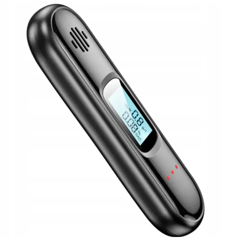 Nhà Máy Giá T01 LCD kỹ thuật số breathalyzer rượu Tester hơi thở Analyzer Detector USB có thể sạc lại độ chính xác cao