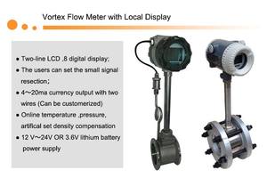 ガス蒸気渦流量計,工場用スマート1.6mpa Kaifeng高温フランジ接続 - Product Image 3