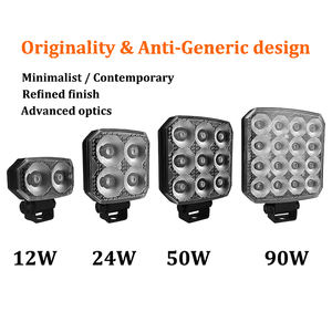 Faro da Lavoro LED da 3 Pollici con Design Unico, 9-50V, Modello 50 °   Faro a fascio largo per carrelli elevatori, trattori UTV e macchine agricole IP68 - Product Image 6