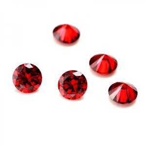 Granate Rojo Natural de Mozambique, Corte Brillante Redondo de 2 mm, Precio de Fábrica al por Mayor, Piedra Preciosa Suelta Facetada de Alta Calidad por Pieza - Product Image 1