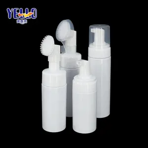 Foaming Bottle 150ml 100ml 150ml PET Empty Bottle With Brush Applicator Hand Wash Cleanser Foaming Pump Bottles