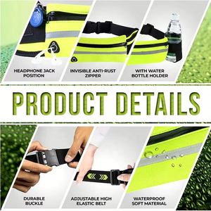 Riñonera Impermeable con Logotipo Personalizado - Riñonera Deportiva para Damas y Caballeros - Impresión Digital - Ideal para Senderismo y Vida Diaria - Product Image 3