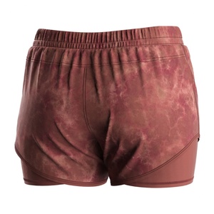 Vêtements de sport de luxe, Dry-Fit, fitness, OEM, neufs, avec doublure, shorts de sport pour femmes, 2 en 1 - Product Image 2