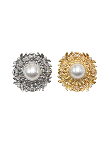 <span class=keywords><strong>Bottoni</strong></span> con gambo Vintage in lega di zinco impreziositi da 39mm rifiniture in capo per capospalla - Product Image 5